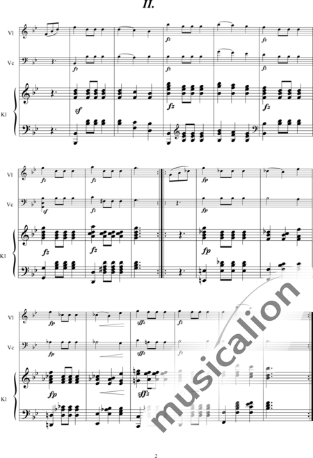 Schubert, Franz (Peter): German Dances and First Waltz - Violín+Pno+Vc:2