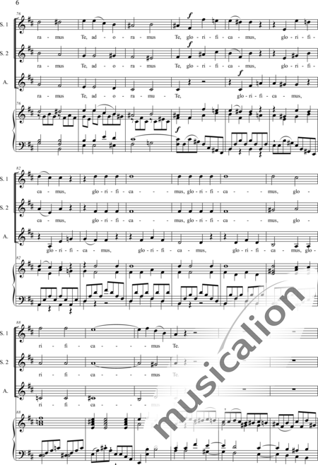 Aiblinger, Johann Caspar: Messa di Santa Croce - Solo>Sop2/Alt+Chor>SSA+Org:6