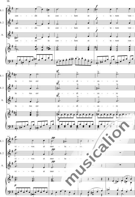 Aiblinger, Johann Caspar: Messa di Santa Croce - Solo>Sop2/Alt+Chor>SSA+Org:16