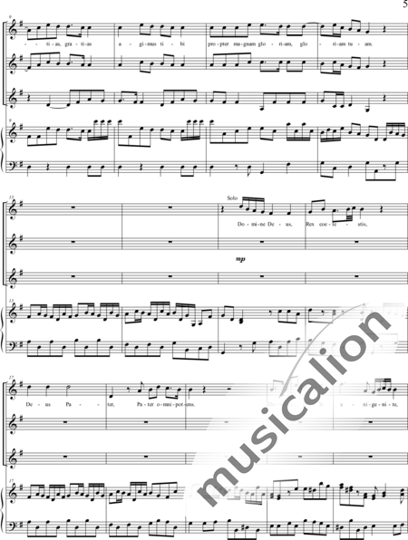 Haydn, (Johann) Michael: Missa sub titulo Sancti Leopoldi - Solo>Sop2/Alt+Chor>SSA+Kl:5