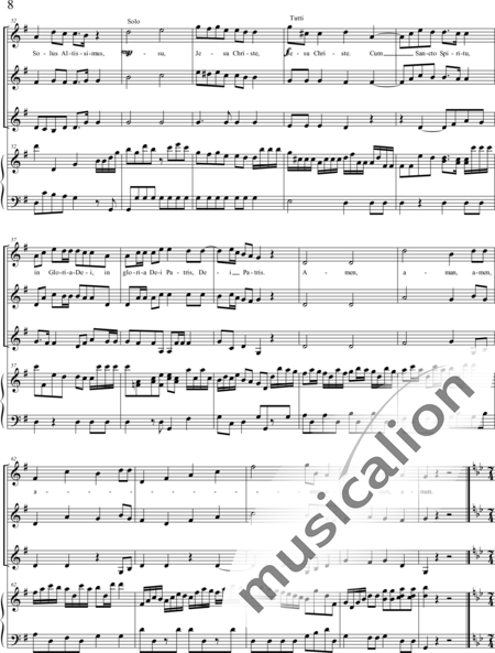 Haydn, (Johann) Michael: Missa sub titulo Sancti Leopoldi - Solo>Sop2/Alt+Chor>SSA+Kl:8