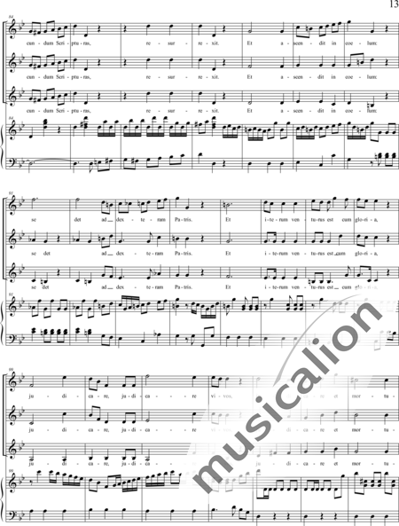 Haydn, (Johann) Michael: Missa sub titulo Sancti Leopoldi - Solo>Sop2/Alt+Chor>SSA+Kl:13