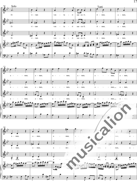 Haydn, (Johann) Michael: Missa sub titulo Sancti Leopoldi - Solo>Sop2/Alt+Chor>SSA+Kl:17