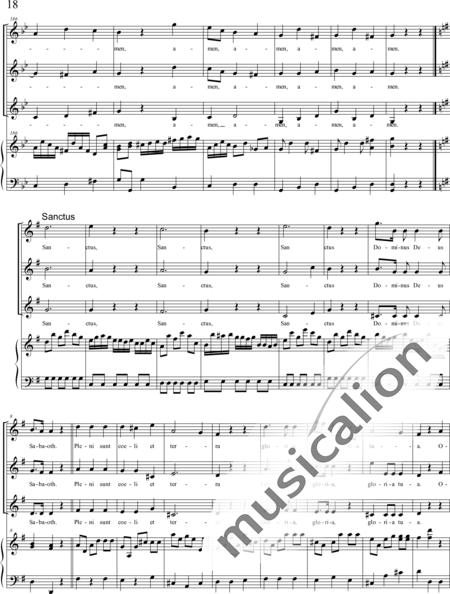 Haydn, (Johann) Michael: Missa sub titulo Sancti Leopoldi - Solo>Sop2/Alt+Chor>SSA+Kl:18