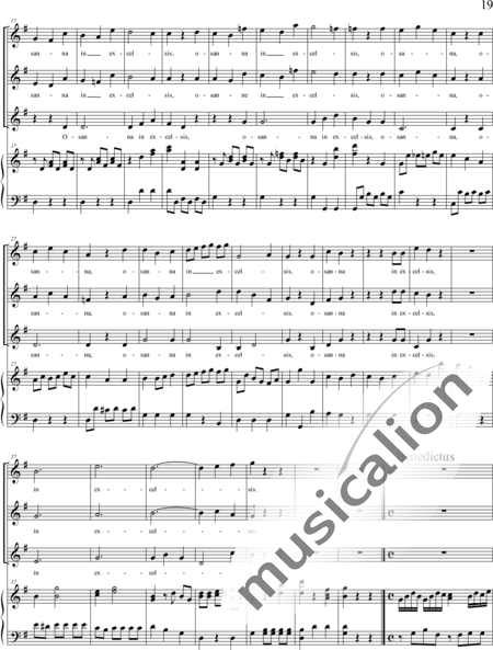 Haydn, (Johann) Michael: Missa sub titulo Sancti Leopoldi - Solo>Sop2/Alt+Chor>SSA+Kl:19