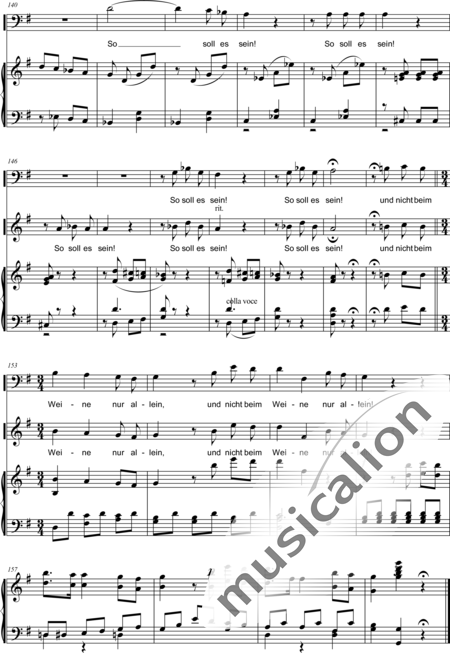 Lortzing, Albert: Im Wein ist Wahrheit nur allein - Solo>Ten/Bass+Kl:8