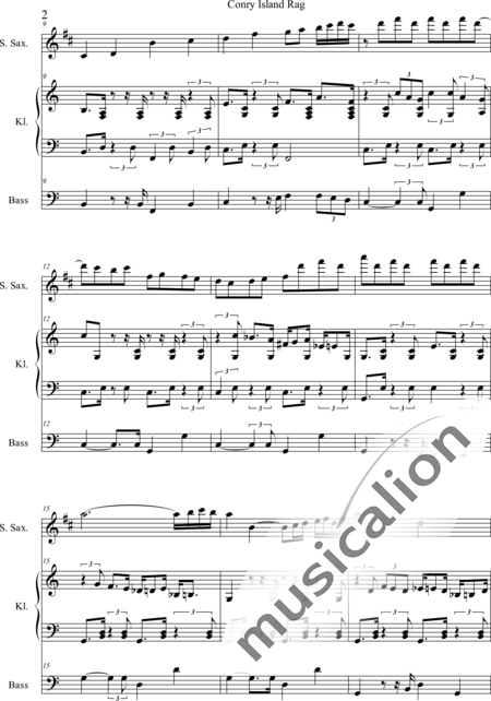 Weidner, Herb: Coney Island Rag - Klarinette+Kl+Eb:2