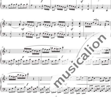 de Montgeroult, Hélène: Sonate in F: 1st movement: Allegro con spirito - Piano:1
