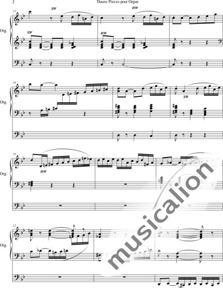 Loret, Clement: Twelve Pieces for Organ, No. 1 Allegro maestoso - Organ>wped:2