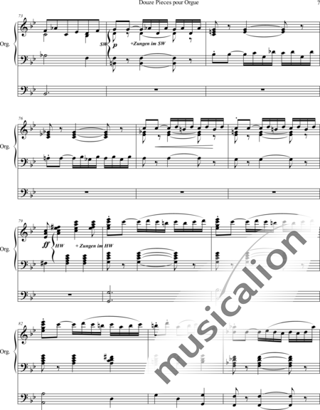 Loret, Clement: Twelve Pieces for Organ, No. 1 Allegro maestoso - Organ>wped:7