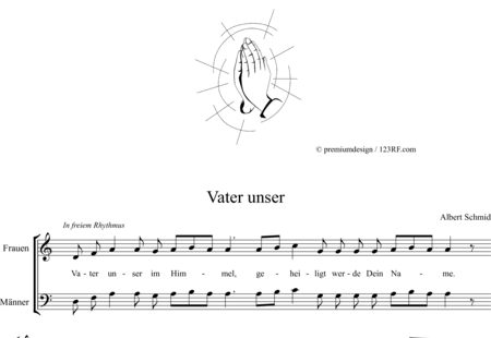 Schmid, Albert: Vater unser - Choir>SATB:0