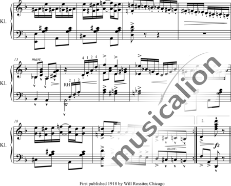 Cobb, George L.: Russian Rag - Klavier:1