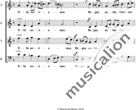 Nowowiejski, Feliks: Christe Rex! - Choir>SATB:1