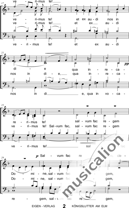 Loewe, Carl
: Salvum fac regem - Coro>SATB:2