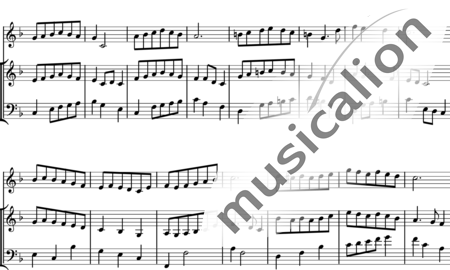 Ammer, Manfred: Pequeño Dúo para flauta dulce  y piano - Flauta dulce+Piano:1