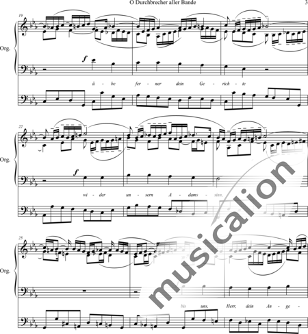 Karg-Elert, Sigfrid : O Durchbrecher aller Bande (O Thou Who Breakest All Bonds) - Organ>wped:3