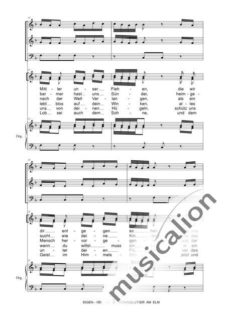 Branböck, Joseph: Adventslied - Chor>SA+Org+[Vl2+Vc]:3