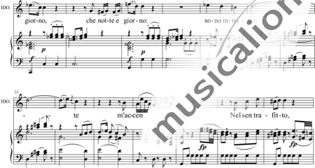 Mozart, Wolfgang Amadeus: Vedrommi intorno [I Shall See About Me] - Solo>Ten+Piano:1