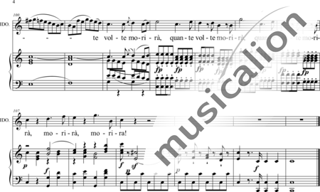 Mozart, Wolfgang Amadeus: Vedrommi intorno [I Shall See About Me] - Solo>Ten+Piano:4