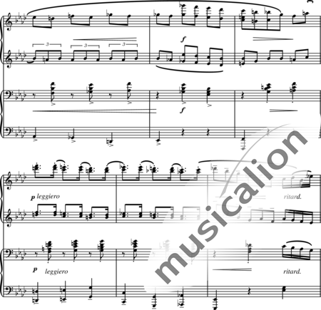 Reger, Max: Andantino (17) - Piano>4manos:2