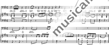 Mozart, Wolfgang Amadeus: In diesen heil´gen Hallen (Sarastro Aria, piano/vocal score) - Solo>bass+Piano:1