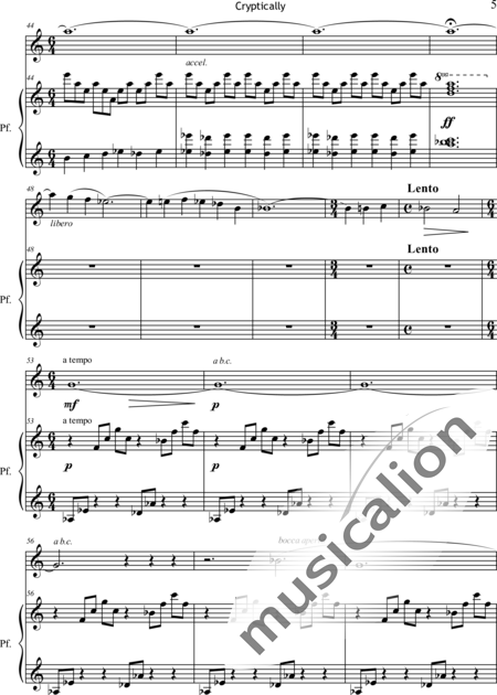 LiPuma, Nelly: Cryptically - Solo>sop+Piano:7
