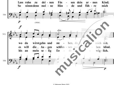 Silcher, Friedrich: So nimm denn meine Hände (Así toma mis manos) - Coro>SATB:1