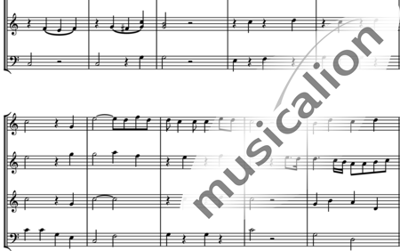 Mozart, Wolfgang Amadeus: Das Bildnis ist bezaubernd schön (Bearb. für BFl SATB) - Blockflöte 4:1