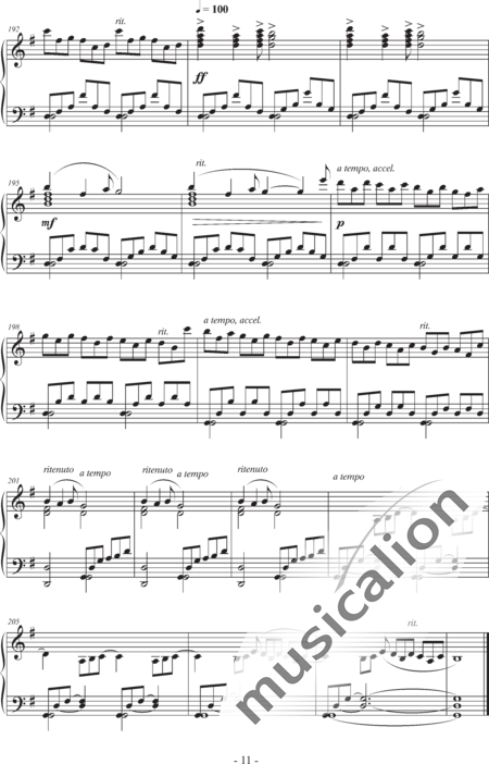 Hecker, Hartmut: Ballade in e (Ballad in E) - Piano:11