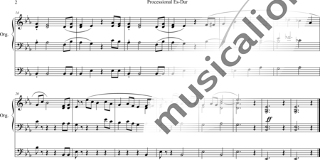 Lefébure-Wely, Louis: Processional Es-Dur - Orgel>mPed:1