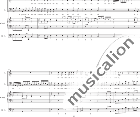 Meda, Bianca Maria: O quante contra me - Solo>sop/bass+Hpc+Vlc:1