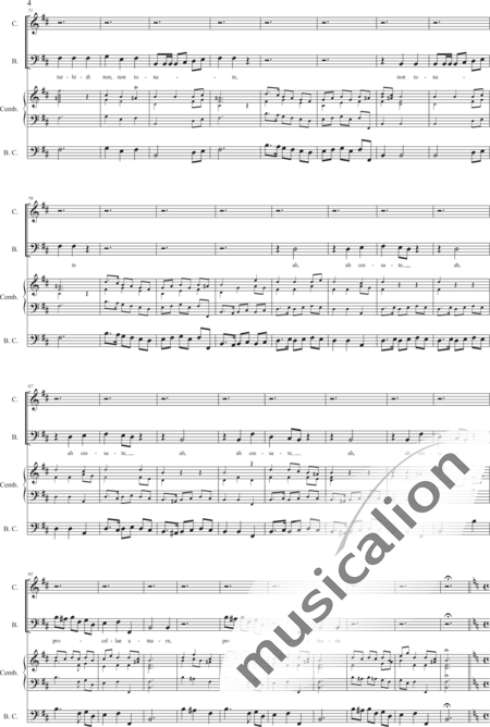 Meda, Bianca Maria: O quante contra me - Solo>sop/bass+Hpc+Vlc:4