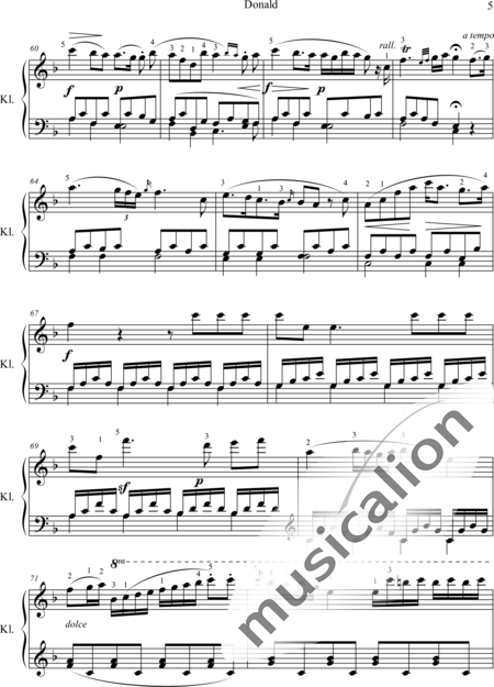 Czerny, Carl
: Donald - Piano:5