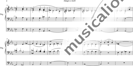 Rinck, (Johann) Christian Heinrich: Adagio c-moll (Adagio C-minor) - Organ>wped:1