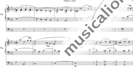 Rinck, (Johann) Christian Heinrich: Adagio c-moll (Adagio C-minor) - Organ>wped:2