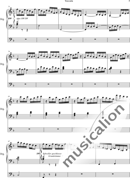 Lucas, Clarence: Toccata - Orgel>mPed:5
