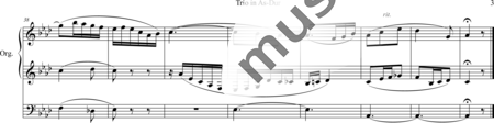 Thomas, Gustav Adolph: Trio in As-Dur - Orgel>mPed:2