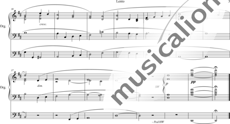 May, Charles John: Lento D-minor) - Órgano>cPed:2