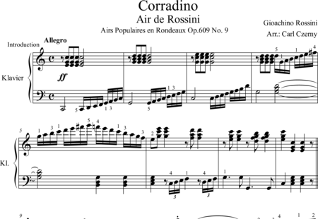 Rossini, Gioacchino
: Air de Corradino - Piano:0