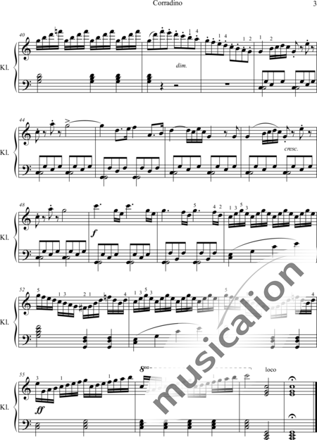 Rossini, Gioacchino
: Air de Corradino - Piano:3