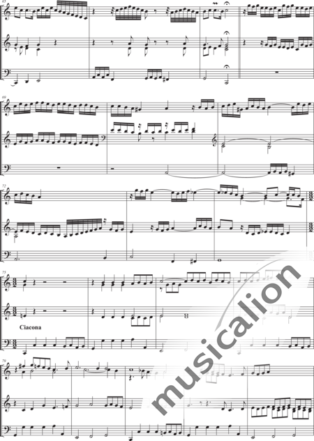 Buxtehude, Dietrich: Praeludium, Fuga &amp; Ciacona - Organ>wped:4