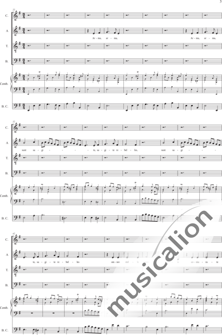 Meda, Bianca Maria: Vibrate - Chor>SATB+[Org+Cem+BC]:3