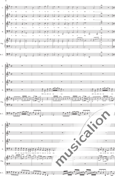 Meda, Bianca Maria: Vibrate - Chor>SATB+[Org+Cem+BC]:8