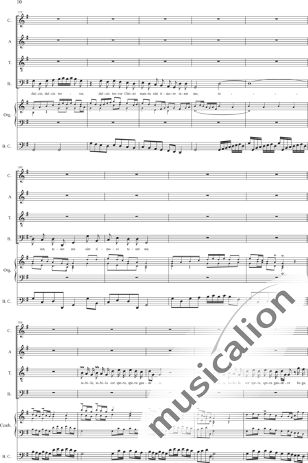 Meda, Bianca Maria: Vibrate - Chor>SATB+[Org+Cem+BC]:10