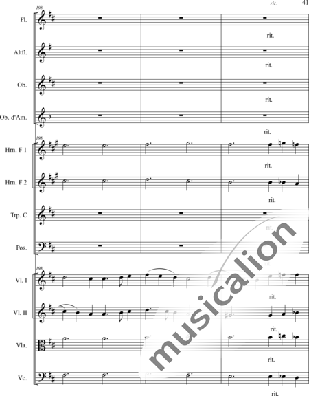 Schaepers, Felix: Thoughtful - worn - Violín 2+[Fl2+Ob2]+[Cr2+Trb+Trp]+[Vla+Vc]:41