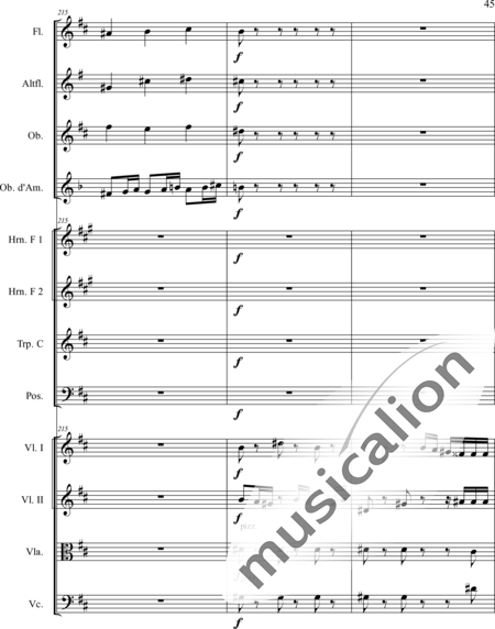 Schaepers, Felix: Thoughtful - worn - Violín 2+[Fl2+Ob2]+[Cr2+Trb+Trp]+[Vla+Vc]:45