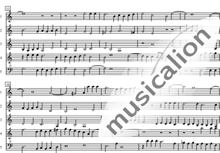 Gabrieli, Giovanni: Canzon prima - Blockflöte 5:1