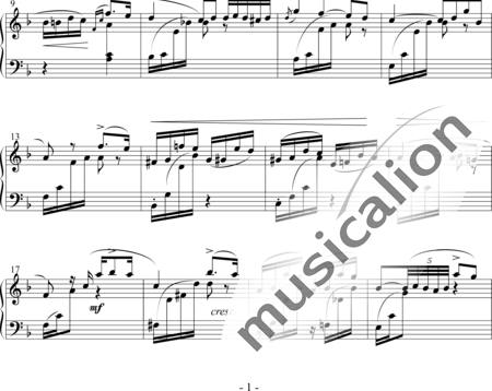Tschaikowsky, Peter Iljitsch: Nocturne - Klavier:1