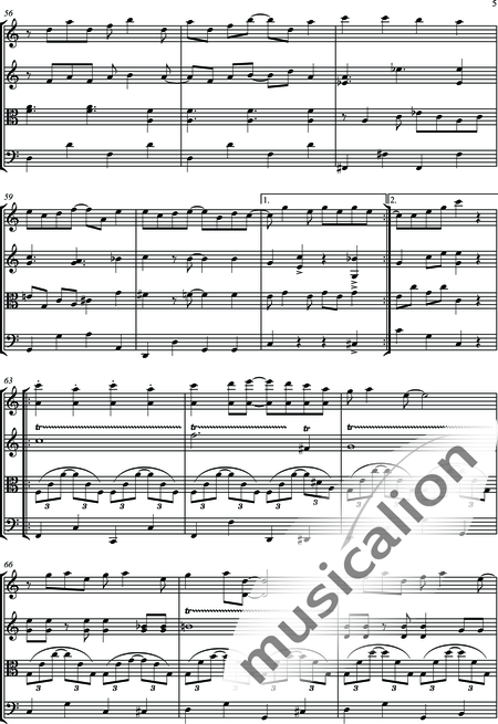 Joplin, Scott: Maple Leaf Rag - Violoncello+[Vl2+Vla]:5