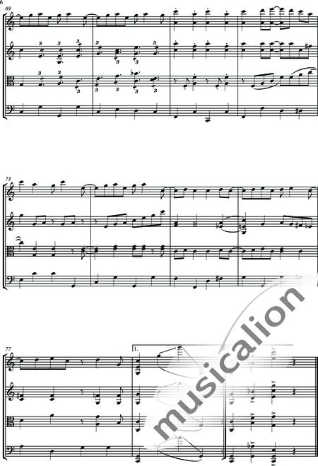 Joplin, Scott: Maple Leaf Rag - Violoncello+[Vl2+Vla]:6